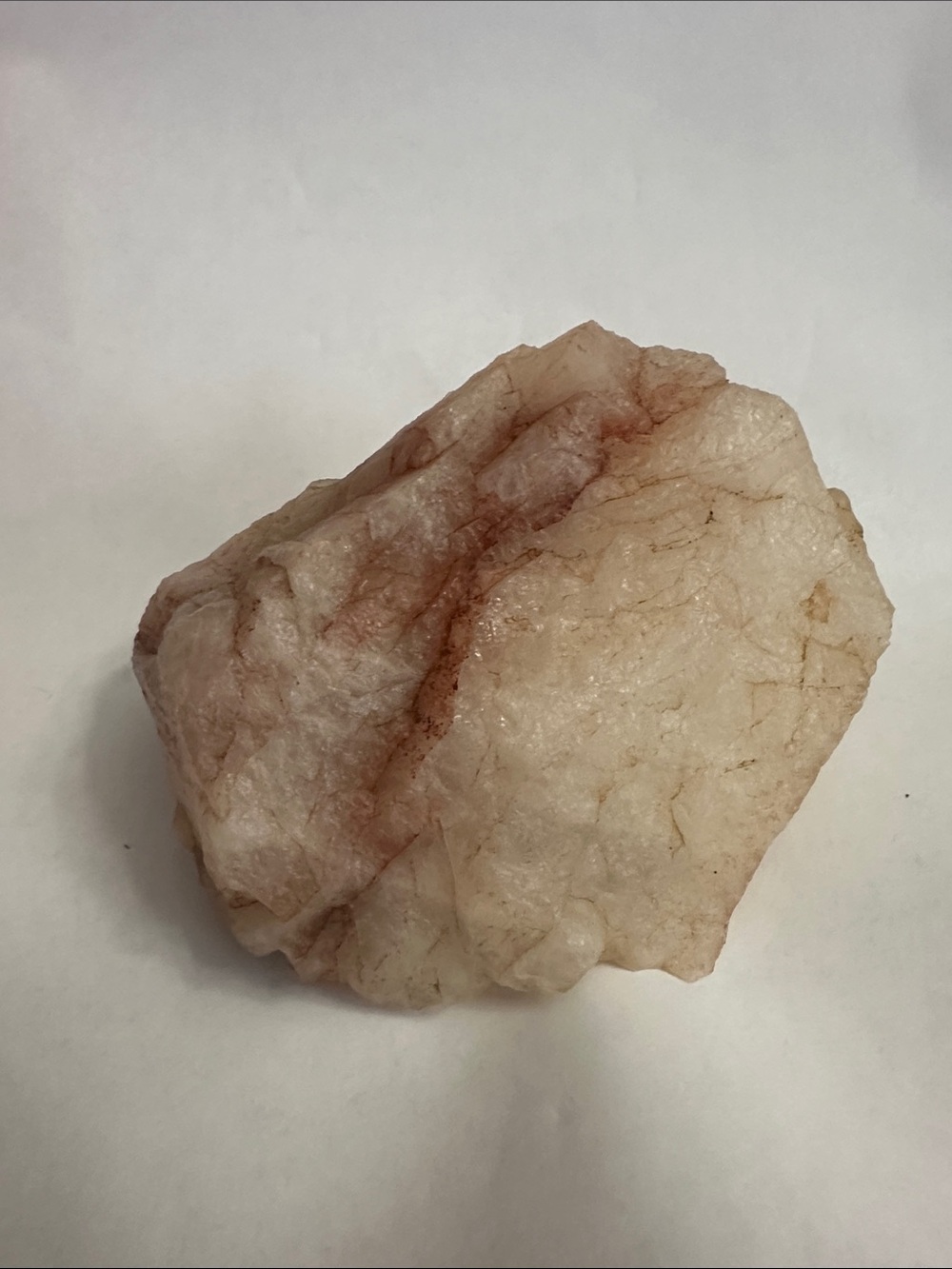 Natural Pink-White Quartz Decorative Stone - Home Accents